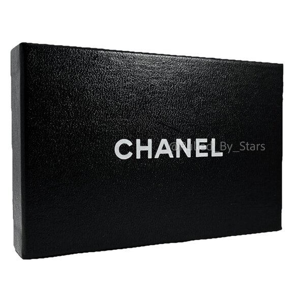 CHANEL Vintage Early '90s Black Gift Box with White Logo + Accessories - Picture 3 of 16